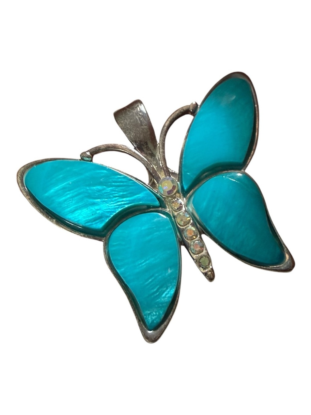 Turquoise Butterfly Pendant Only- Women Jewelry